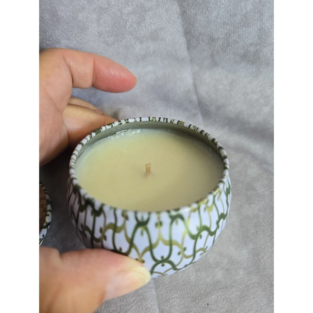 VOLUSPA  Coco Wax Tin Candle Moroccan ~ Mint Tea - 4oz